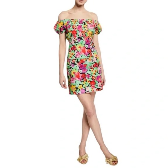 CAROLINE CONSTAS Calla Off-the-shoulder Dress - Picture 1 of 3